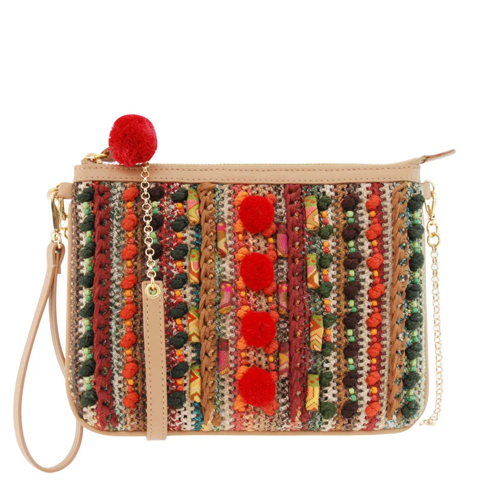 ACANTHUS: Colorful Embellished Pouch
