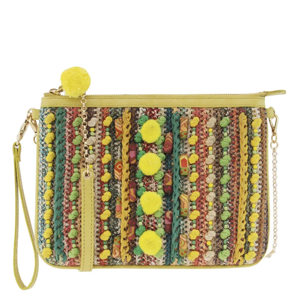 ACANTHUS: Colorful Embellished Pouch